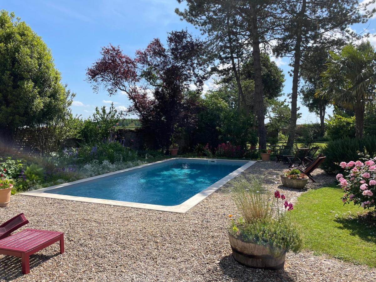 Fleurs De Vignes Piscine Bed & Breakfast Montagny-les-Beaune Exterior photo